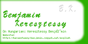 benjamin keresztessy business card